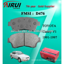 D476 semi-metallic brand brake pad for camry V1 1991-1997